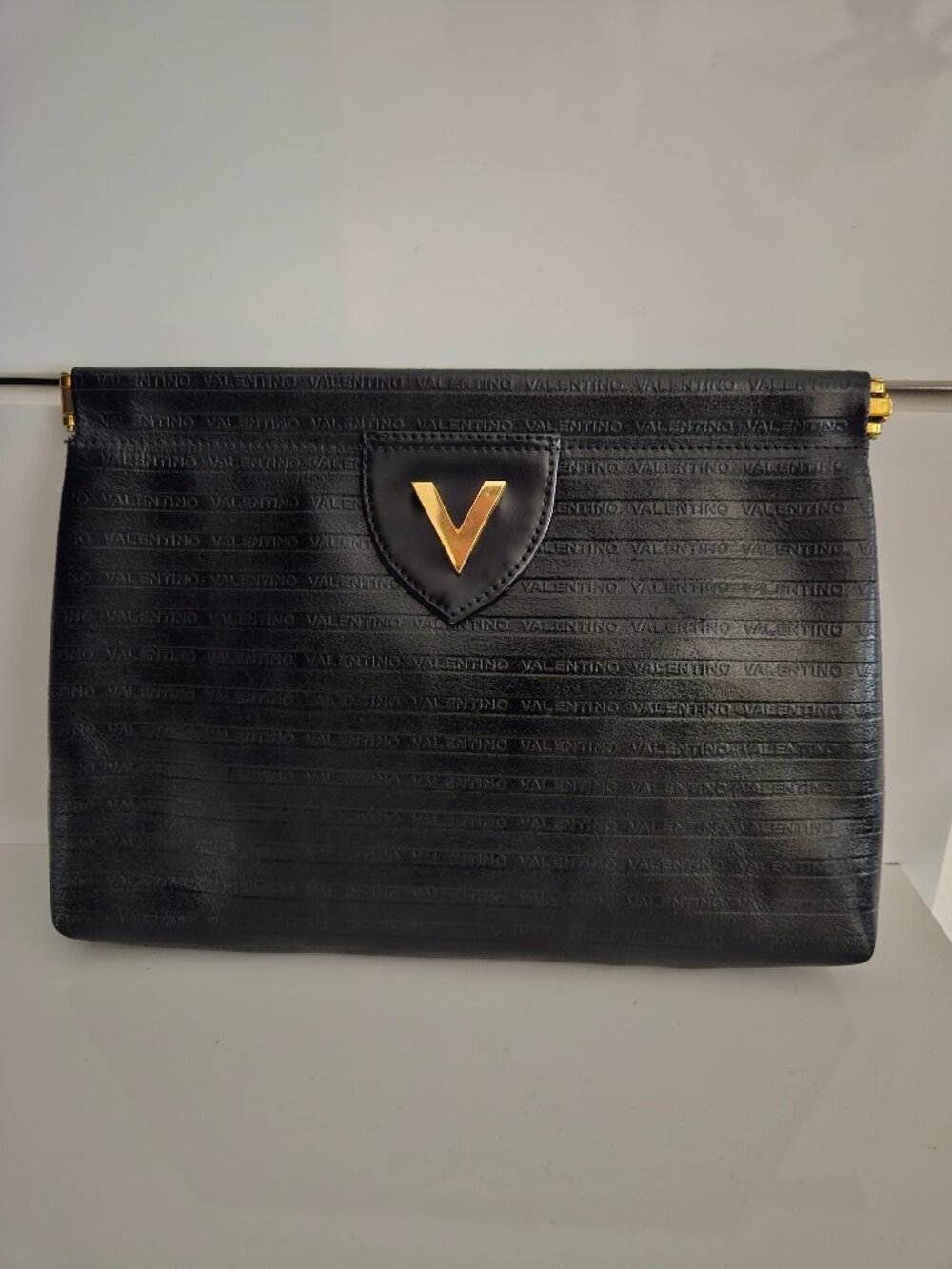 Mario Valentino Leather Clutch